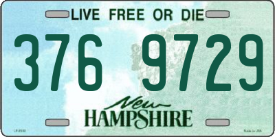 NH license plate 3769729