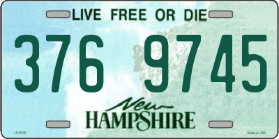 NH license plate 3769745