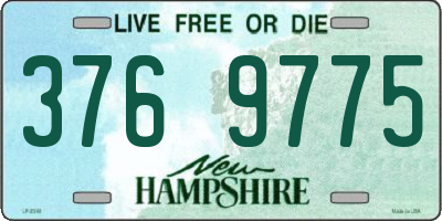 NH license plate 3769775