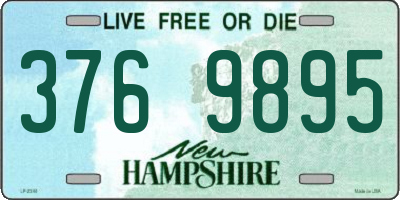 NH license plate 3769895