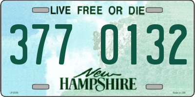NH license plate 3770132