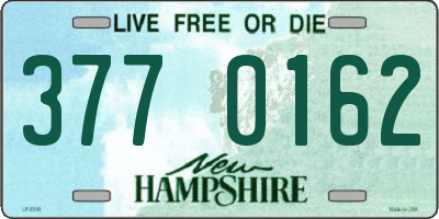 NH license plate 3770162