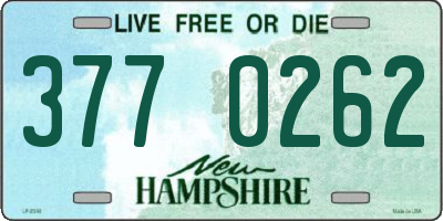 NH license plate 3770262
