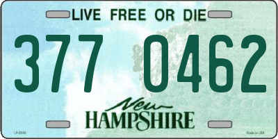 NH license plate 3770462