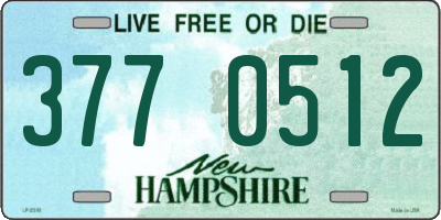 NH license plate 3770512