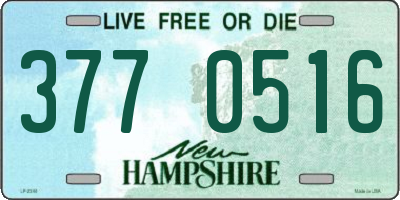 NH license plate 3770516