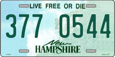 NH license plate 3770544