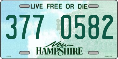 NH license plate 3770582