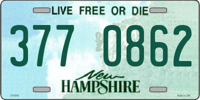 NH license plate 3770862