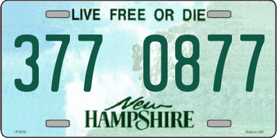 NH license plate 3770877