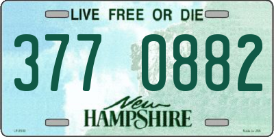 NH license plate 3770882