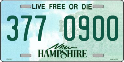 NH license plate 3770900