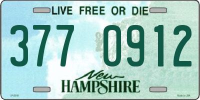 NH license plate 3770912