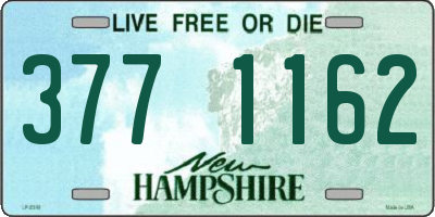 NH license plate 3771162
