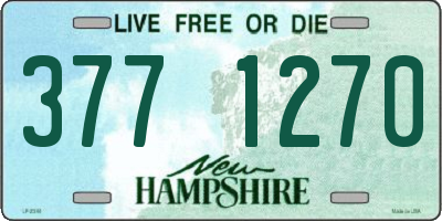 NH license plate 3771270