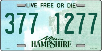NH license plate 3771277