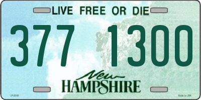 NH license plate 3771300