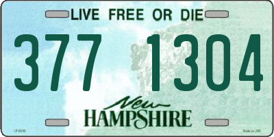 NH license plate 3771304