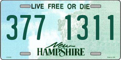 NH license plate 3771311