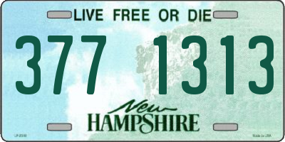 NH license plate 3771313