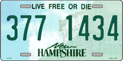 NH license plate 3771434