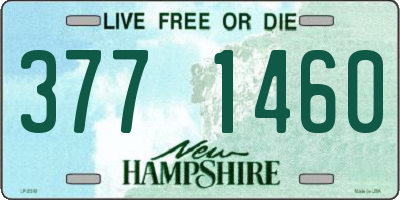 NH license plate 3771460
