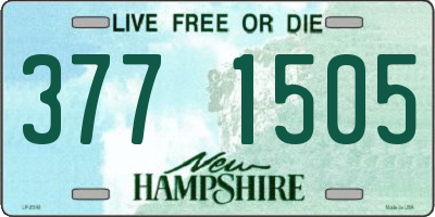 NH license plate 3771505