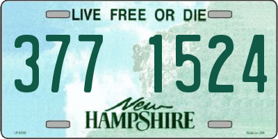 NH license plate 3771524