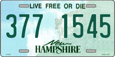 NH license plate 3771545