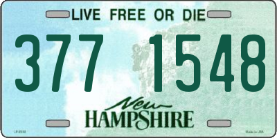 NH license plate 3771548