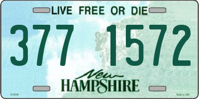 NH license plate 3771572
