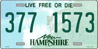 NH license plate 3771573