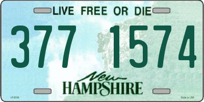 NH license plate 3771574