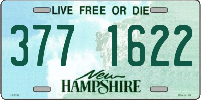 NH license plate 3771622