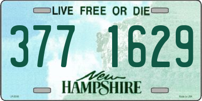 NH license plate 3771629
