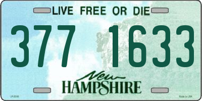 NH license plate 3771633
