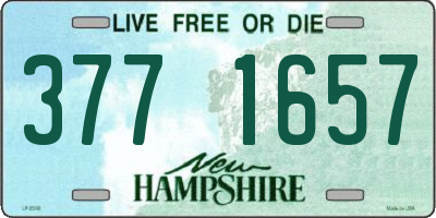 NH license plate 3771657