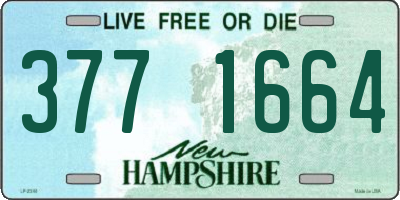 NH license plate 3771664
