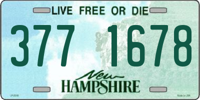 NH license plate 3771678