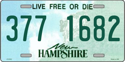 NH license plate 3771682