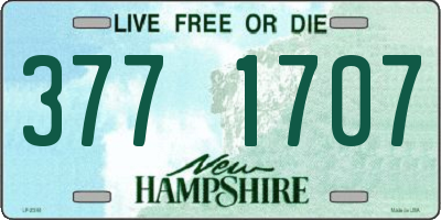 NH license plate 3771707