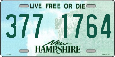 NH license plate 3771764
