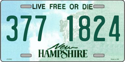 NH license plate 3771824