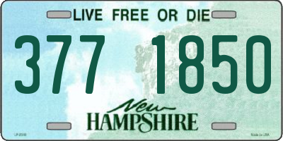 NH license plate 3771850