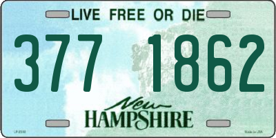 NH license plate 3771862