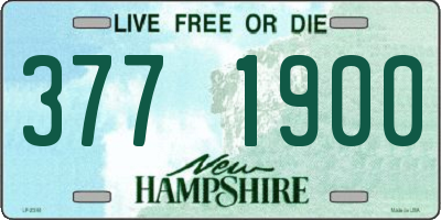 NH license plate 3771900