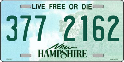 NH license plate 3772162