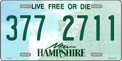 NH license plate 3772711