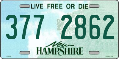 NH license plate 3772862