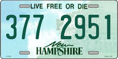 NH license plate 3772951